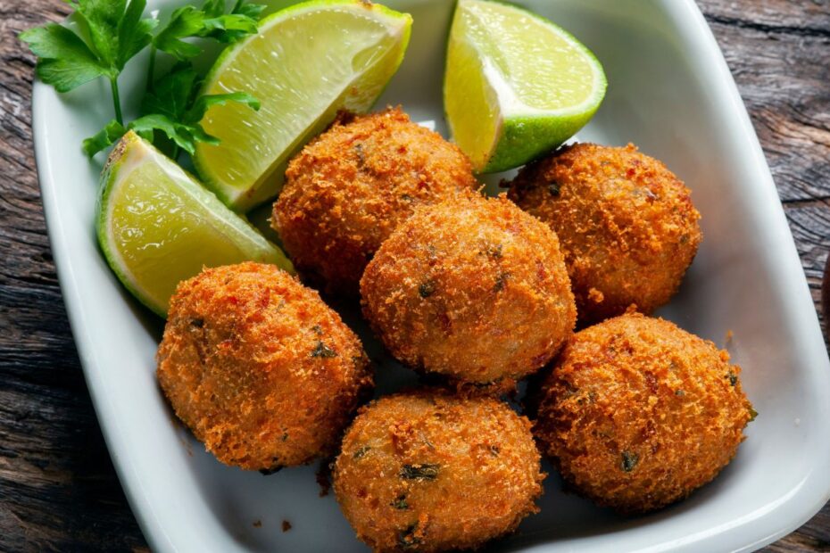 Receita de bolinho de bacalhau