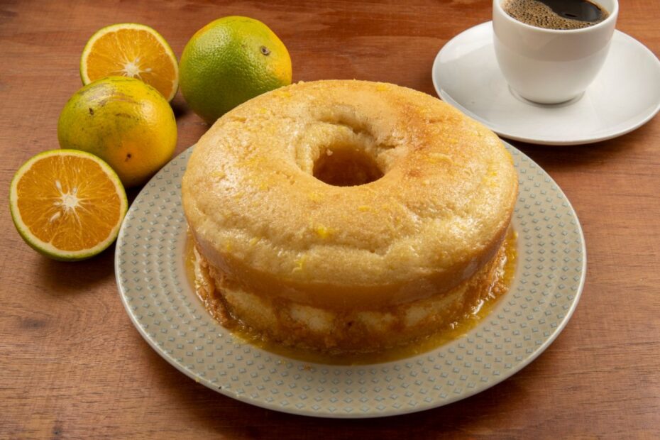 Receita de bolo de laranja