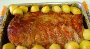 costelinha de porco de forno uma maravilha