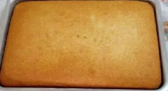 bolo de agua maravilhoso e fácil de fazer