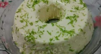 Pudim de limão sem ovo e sem forno
