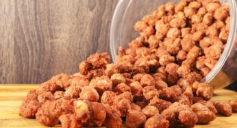 Amendoim de chocolate delicioso e fica pronto em 10 minutos amei