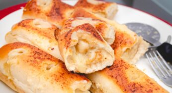Pão caseiro recheado com muçarela e presunto veja como fazer
