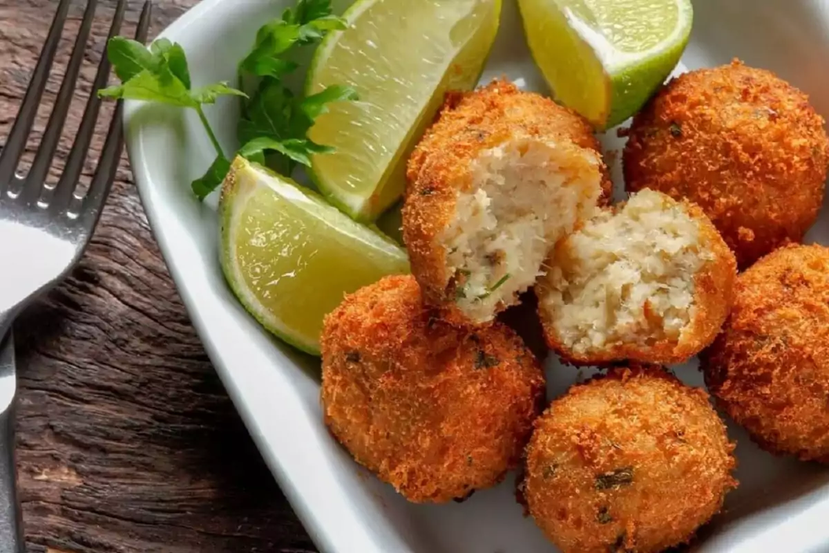 Receita de Bolinho de Bacalhau Crocante